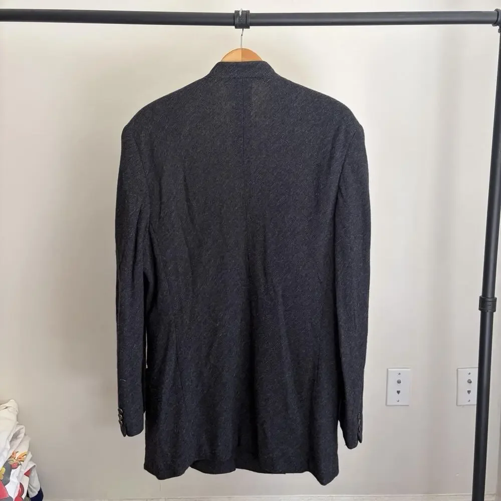 Vintage Comme des Garçons Homme Plus CDG Japan Luxury Mandarin Collar Wool Coat